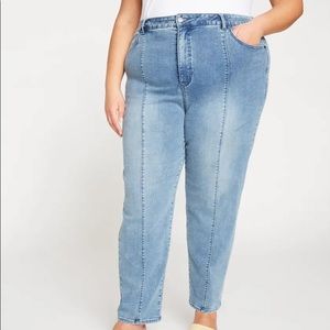 UNIVERSAL STANDARD - BNWT Whitney Super High Rise Seam Tapered Leg Jeans - sz 20